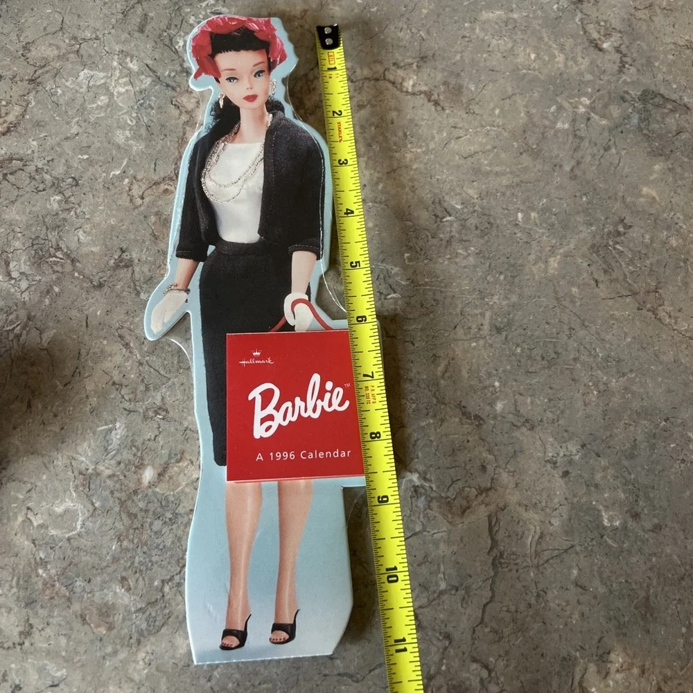 Hallmark 1996 Barbie Die Cut Calendar New In Original Shrink Wrap